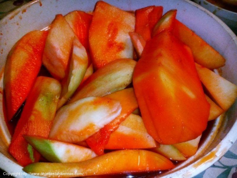 Recette Mangue au vinaigre bonbon chinois