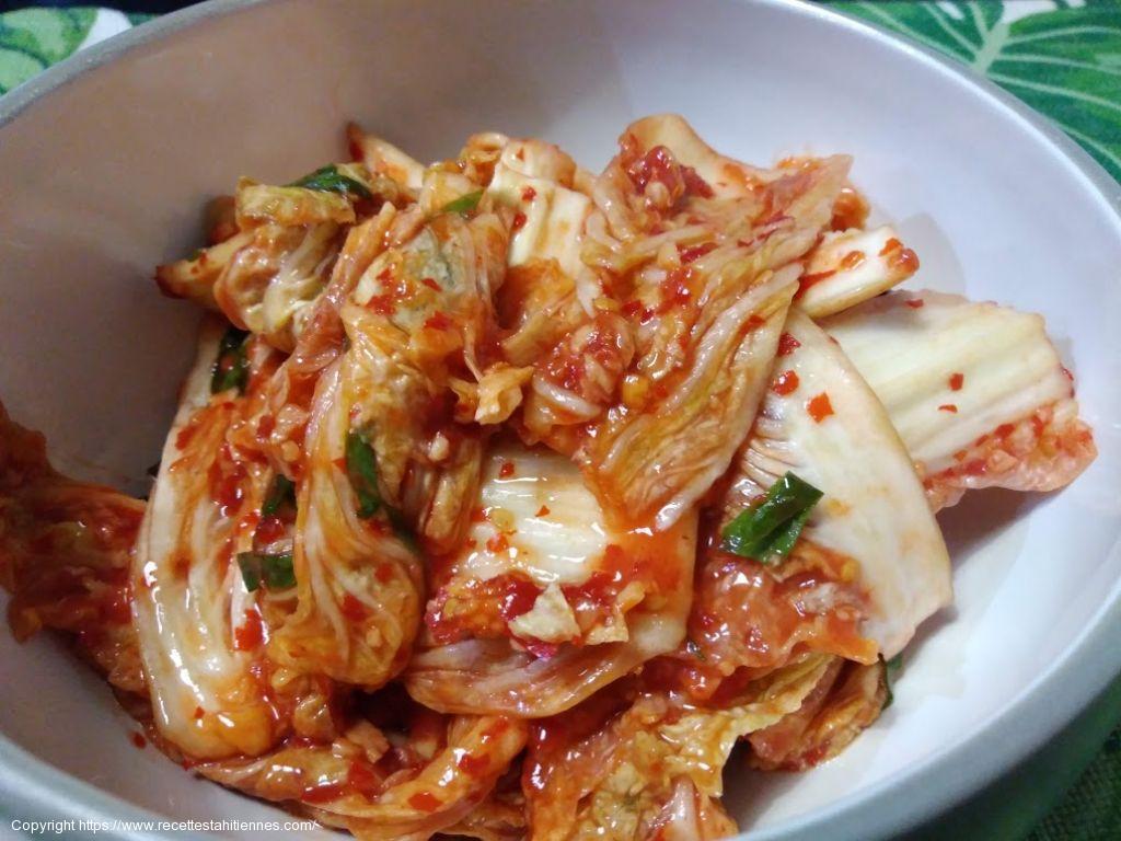Recettes de kimchi et de légumes